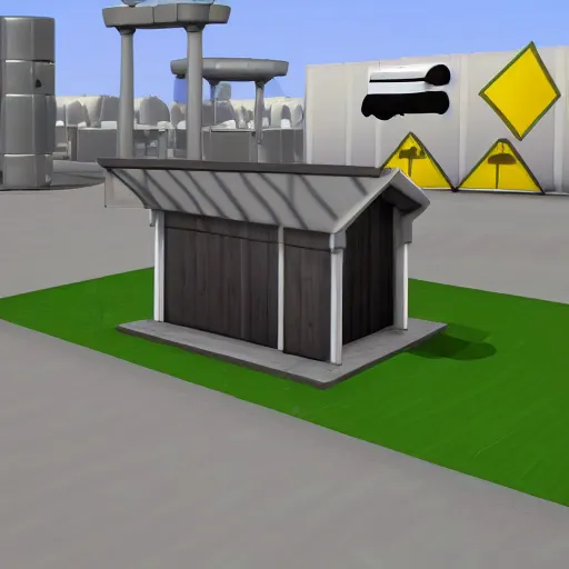 Image similar to gas store simulator, Roblox game scene