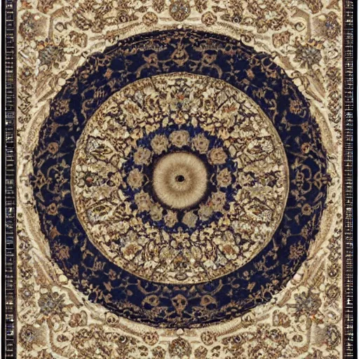 Image similar to solar system oriental rug