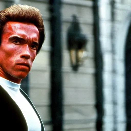 Image similar to arnold schwarzenegger as lee in enter the dragon