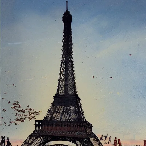 Prompt: The Eiffel Tower in Paris Collapsing, highly detail, realistic