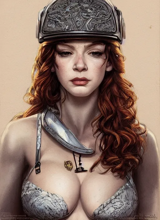 Image similar to Christina Hendricks as a ruggedly handsome skateboard girl, tasteful, intricate, elegant, highly detailed, centered, digital painting, artstation, concept art, smooth, sharp focus, illustration, artgerm, donato giancola, Joseph Christian Leyendecker, WLOP