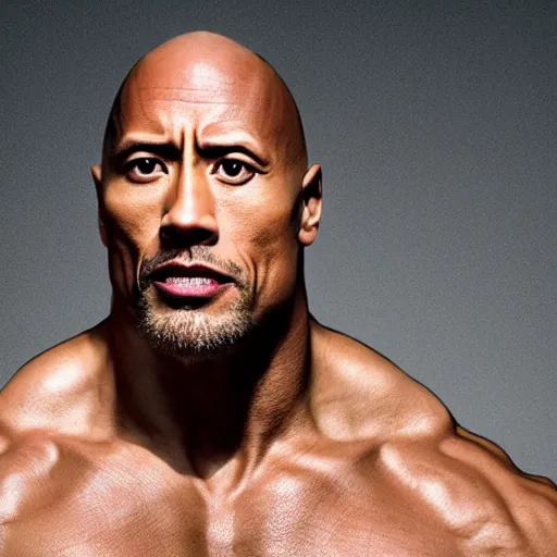 Image similar to Dwayne Johnson as boxer, promo