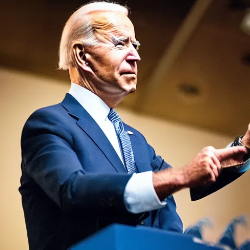 Image similar to Joe Biden doing dab, professional photography