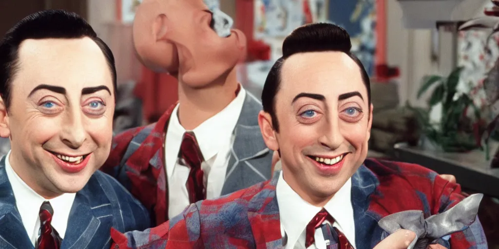 Image similar to Peewee Herman is Stuart from MAD TV