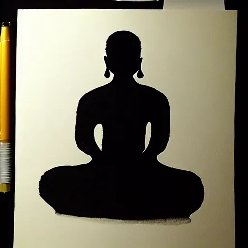 Image similar to zen, ink