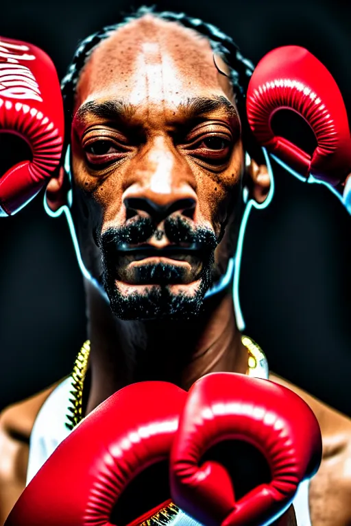 Image similar to snoop dogg join muay thai and be ufc fighter, high resolution, photorealistic, smooth, details, 4 k, aesthetic lighting, baroque object, sharp focus, hyperdetailed object, professional photography, pullitzer winning, 8 0 0 mm photo by : canon eos 5 d mark iv, by karah mew and adnan abidi and jodie bateman