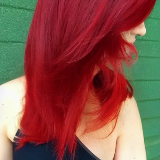 Image similar to red, hair