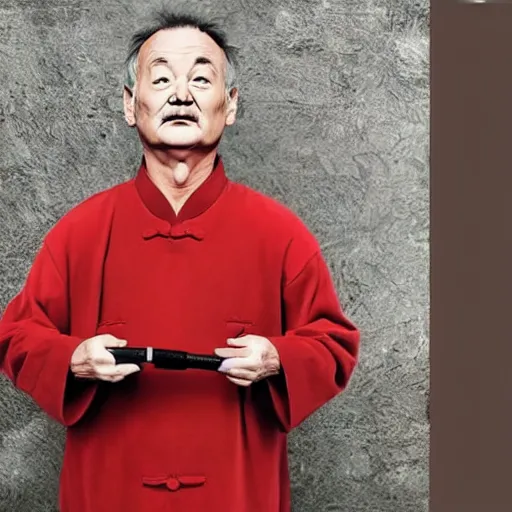 Prompt: bill murray if he was chinese