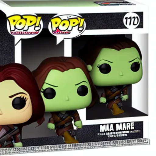 Image similar to a mara jade skywalker funko pop