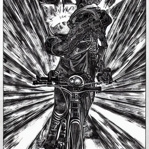 Prompt: H.R Giger seinen manga 🚲🚲🚲 🌞!!!!