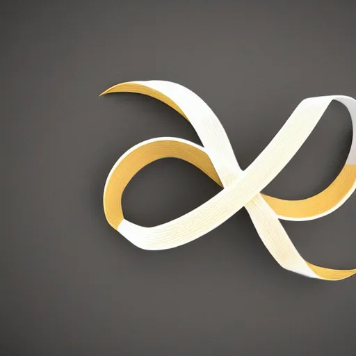 Image similar to abstract logo, three loop mobius strip,