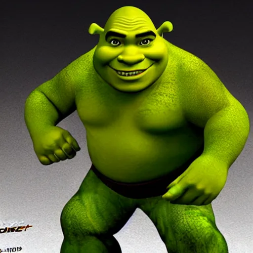 Image similar to shrek as james bond action figures, unreal engine, high resolution