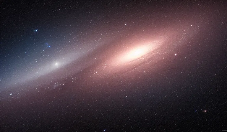 Image similar to andromeda galaxy, dark, desktop wallpaper, trending on deviantart, artstation, 4 k