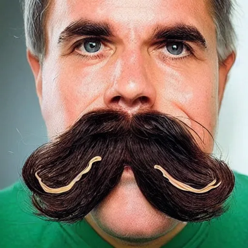 Image similar to world record most impressive mustache.