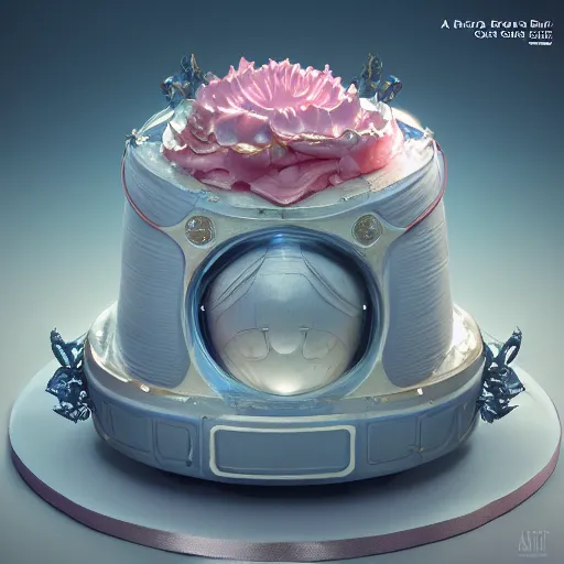 Prompt: a birthday cake made of the fabric of space, art by artgerm and greg rutkowski and alphonse mucha, concept art, octane render, unreal engine 5, highly detailed, high quality, 8 k, soft lighting, realistic face, path traced