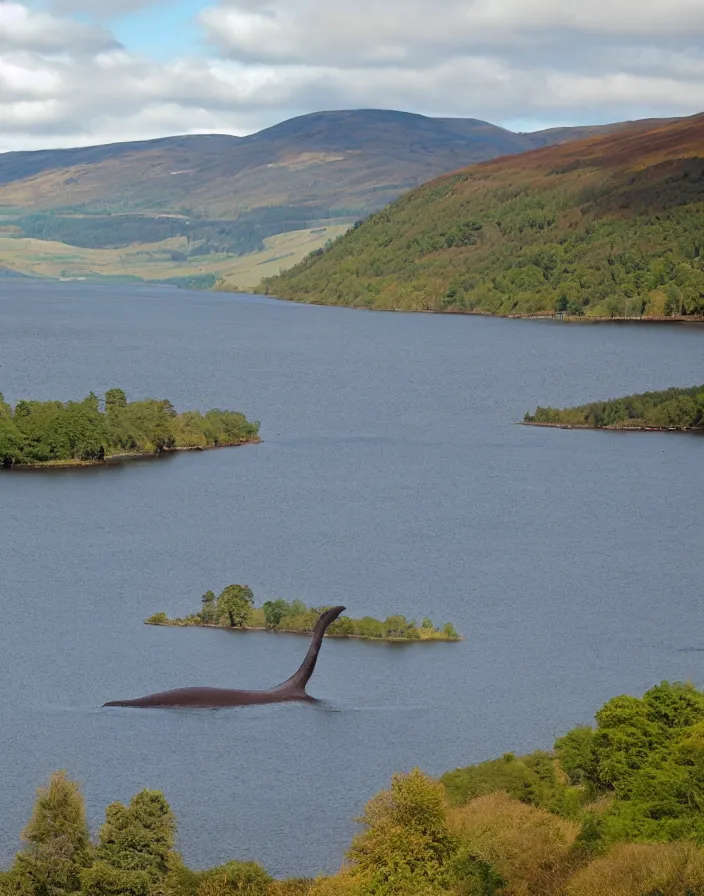 Image similar to plesiosaur loch ness in scotland