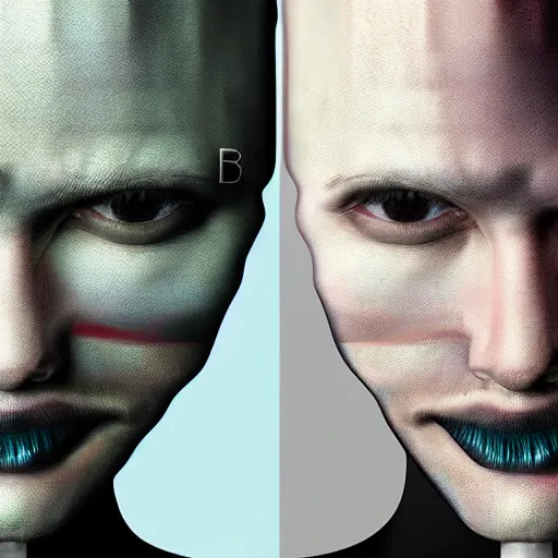 Prompt: split personality, hyper realistic, digital art, highly detailed, high quality, high resolution