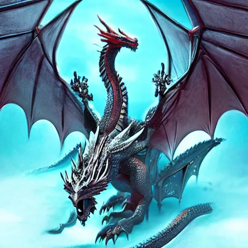 vampire dragon colorful, fantasy, intricate, highly, Stable Diffusion