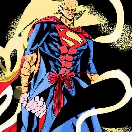 Prompt: The Sandman from DC Comics in the style of Genshin Impact, 8k HQ