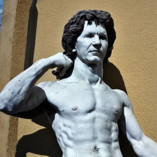 Prompt: Neil breen as a Greek statue