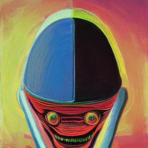 Image similar to alien by wayne thiebaud