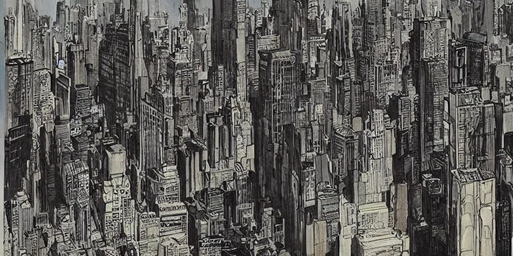 Image similar to a beautiful painting of city by al williamson, trending on artstation