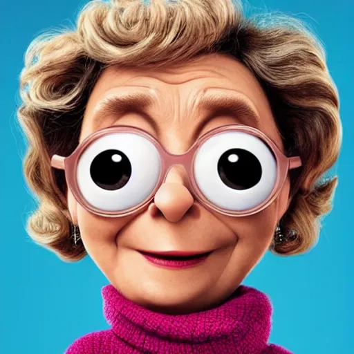 Prompt: mrs bean, pixar ( 2 0 1 8 )