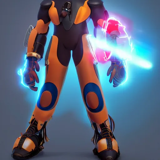 Prompt: an epic anime of a energy man, leather jacket, leather gloves, megaman helmet, ghibli, unreal 5, octane render, rpg portrait, dynamic lighting, epic, epic anime, 2 d