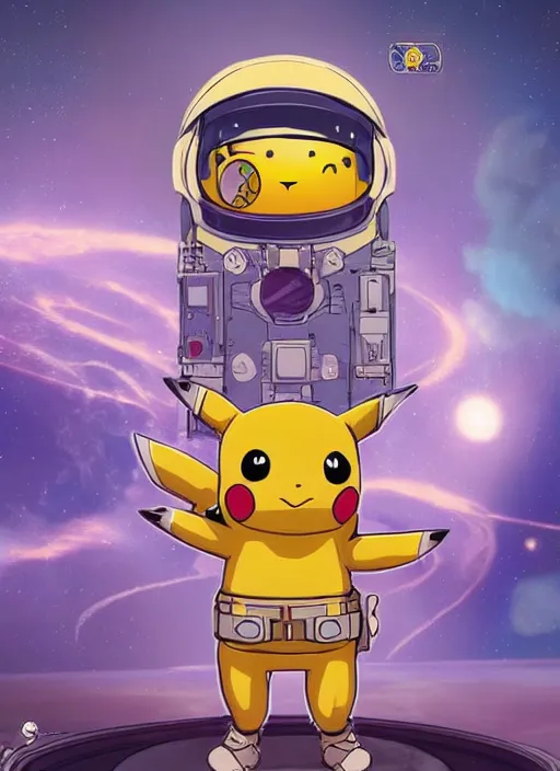 Prompt: high intricate pikachu as an astronaut on space harbor, full shot, maria panfilova, andrea savchenko, mike kime, ludovic plouffe, qi sheng luo, oliver cook, julian calle, eddie mendoza, trending on artstation