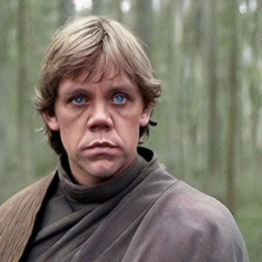 Image similar to Luke skywalker as a skinwalker