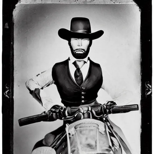 Image similar to an 1 8 0 0 s photo of donald trump playing the role of clint eastwood, squinting at high noon, in the style of a clint eastwood movie, the good, the bad and the ugly, clint eastwood, vibe, donald trump, glory days, justice, american flag, patriotism, apple pie, black and white, artgerm