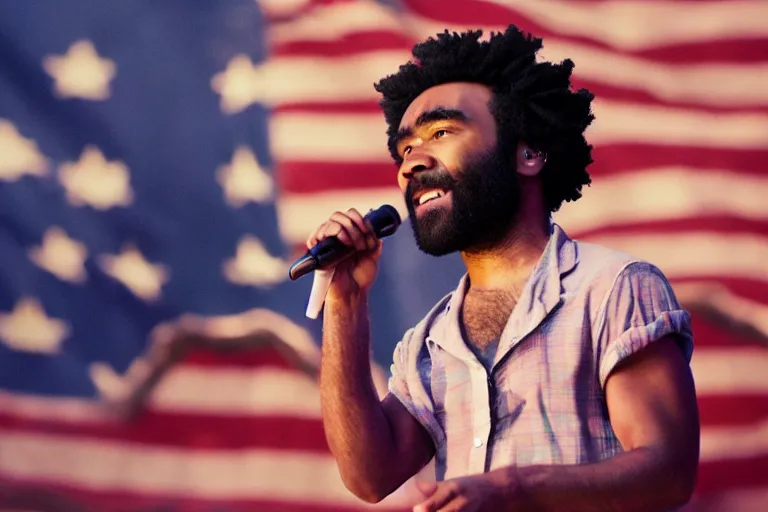 Image similar to still from childish gambino this is america outtake