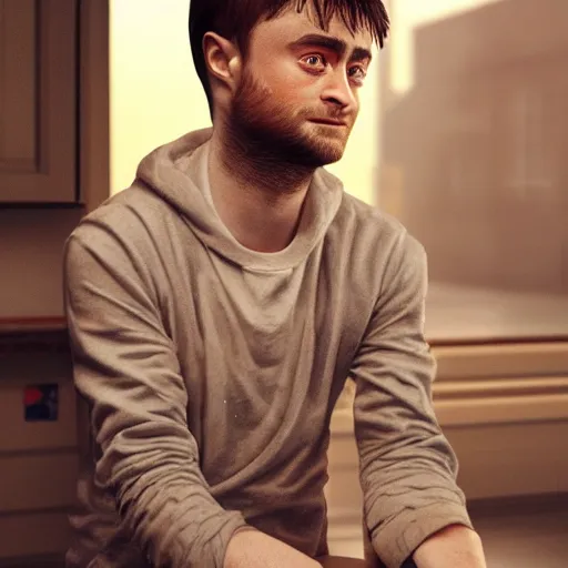 Prompt: hyperrealistic film still of daniel radcliffe fused with an raddish stunning 3 d render, inspired by istvan sandorfi & greg rutkowski & unreal engine, perfect symmetry, dim volumetric cinematic lighting, 8 k octane comprehensive render, extremely hyper - detailed, incredibly lifelike attributes, intricate, real flesh texture, masterpiece, artstation, stunning,