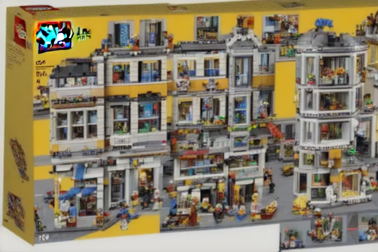 Image similar to mc escher 1 9 8 5 lego set