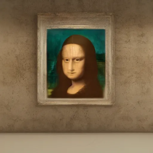 Image similar to mona lisa, octane render