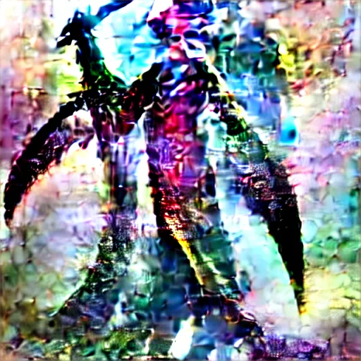 Image similar to cyber dragon angel pimp