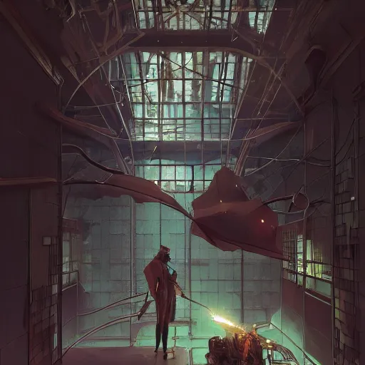 Prompt: dramatic color, steampunk blueprint, glass, dramatic, artstation, by wayne barlowe, trending on pixiv, by wlop, by atey ghailan, black background