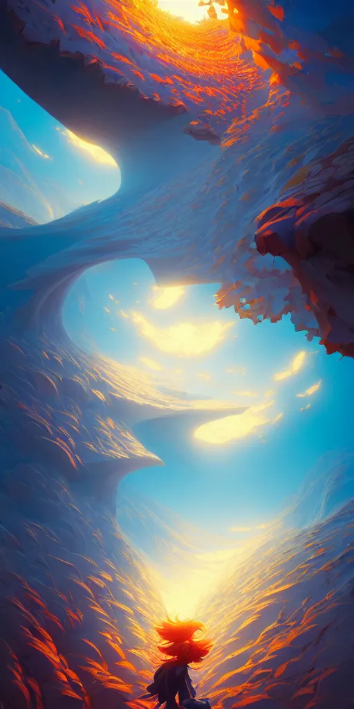 Prompt: hyper detailed ultra sharp of a beautiful fractal. behance hd by jesper ejsing, by rhads, makoto shinkai and lois van baarle, ilya kuvshinov, rossdraws radiating a glowing aura global illumination ray tracing hdr, 8 k