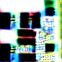Image similar to pixel art of an astronaut