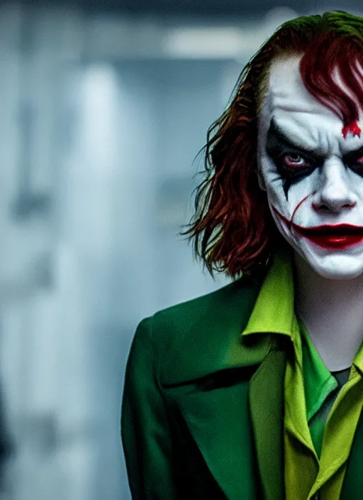 Image similar to Emma Stone as Joker (2019)