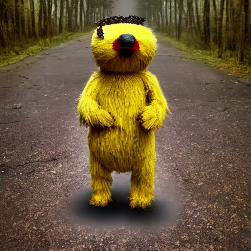 Image similar to Flat Eric talking a walk in Silent Hill