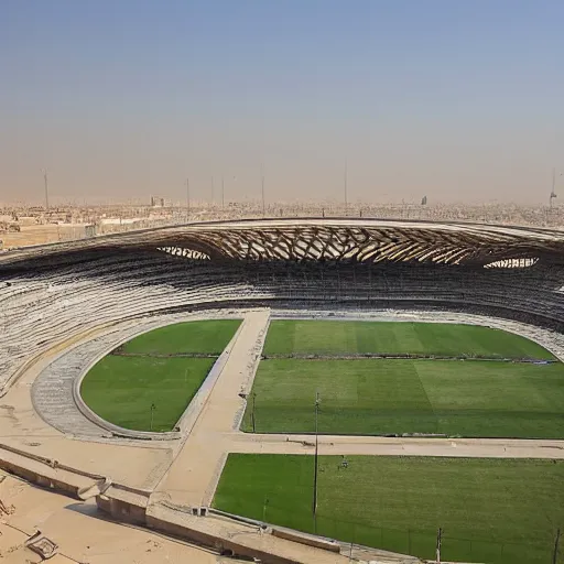 Image similar to Baghdad national stadium,