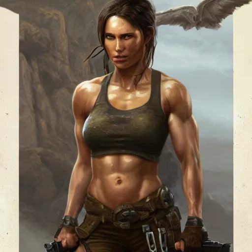 Detailed Portrait Of Lara Croft As A Female Stable Diffusion Openart