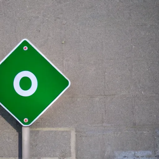 Image similar to green stop sign