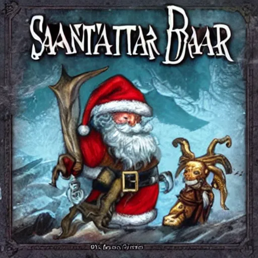 Image similar to Santa stuck in Underdark from Forgotten Realms