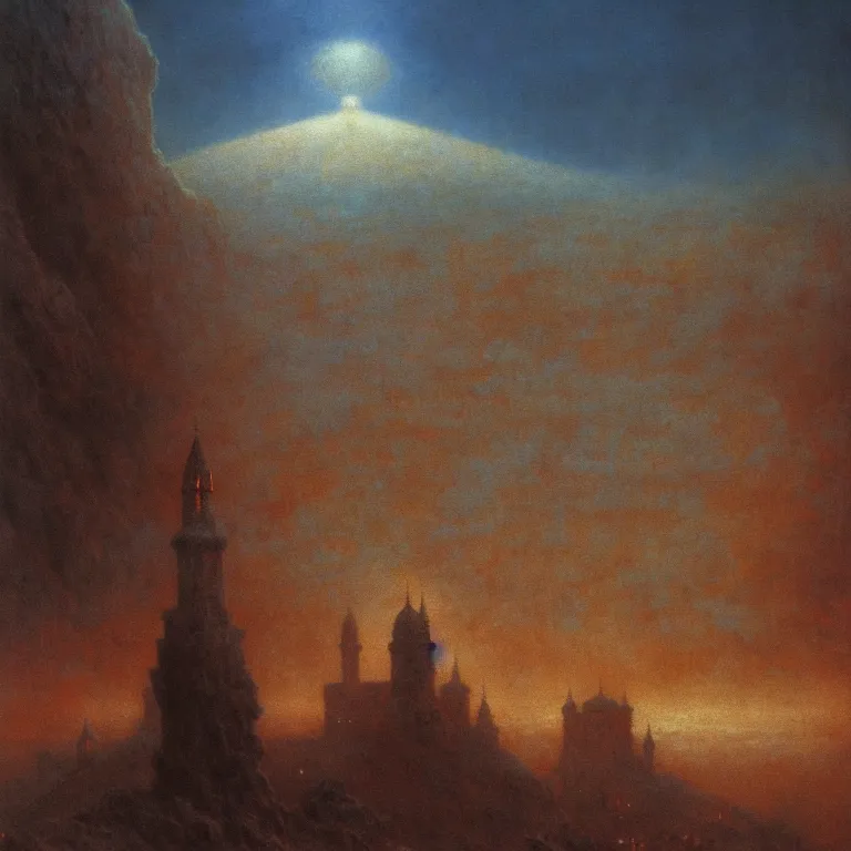 Prompt: a cinematic scene from the istanbul on clouds, solidity and eternity, concept art by beksinski and jean delville, sharp focus, dramatic lighting, ultra hd, hdr, 8 k