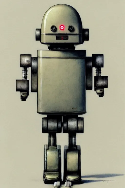 Image similar to (((((2050s Dieter Rams robot . muted colors.))))) by Jean-Baptiste Monge !!!!!!!!!!!!!!!!!!!!!!!!!!!