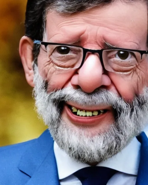 Prompt: mariano rajoy as a muppet. highly detailed felt. hyper real photo. 4 k.