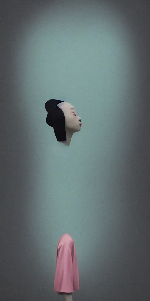 Prompt: 3d matte render, Hsiao-Ron Cheng, pastel colors, hyper-realism, pastel, polkadots, minimal, simplistic, amazing composition, woman, vaporwave, wow, Gertrude Abercrombie, Beeple, minimalistic graffiti masterpiece, minimalism, 3d abstract render overlayed, black background, psychedelic therapy, trending on ArtStation, ink splatters, pen lines, incredible detail, creative, positive energy, happy, unique, negative space, pure imagination painted by artgerm