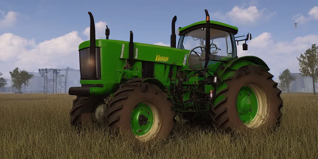 Prompt: a tractor with ballistic missiles, unreal engine, realistic, intricate, highly detailed, masterpiece